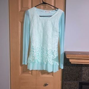 Lovely teal blouse. Large